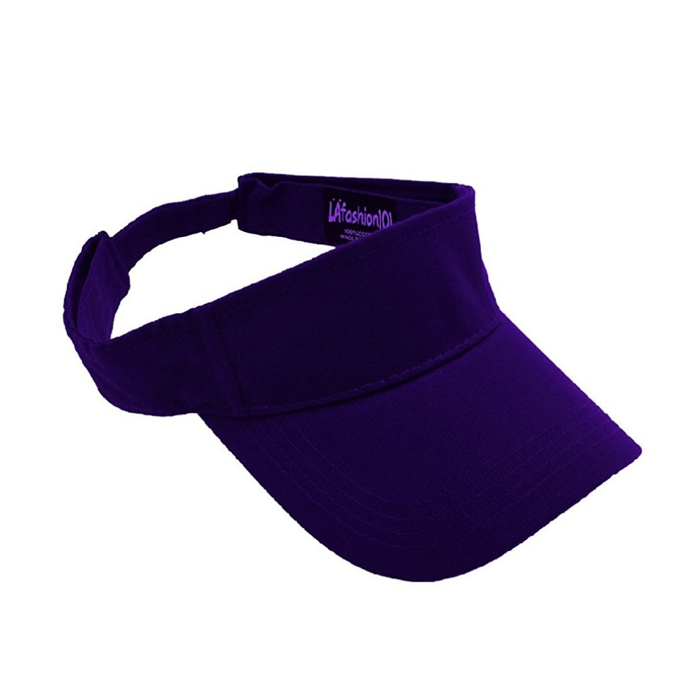 Purple Canvas Sun visor